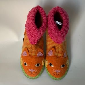 New Garnet Hill boiled wool slippers size 3